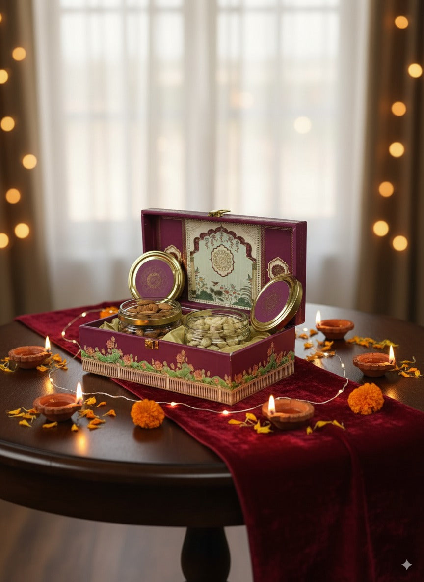 Printed Royal Dryfruit Box
