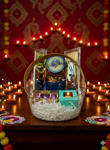Acrylic Gift Basket - 1