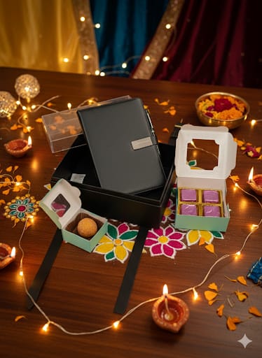 Black Suitcase Gift Box - 1